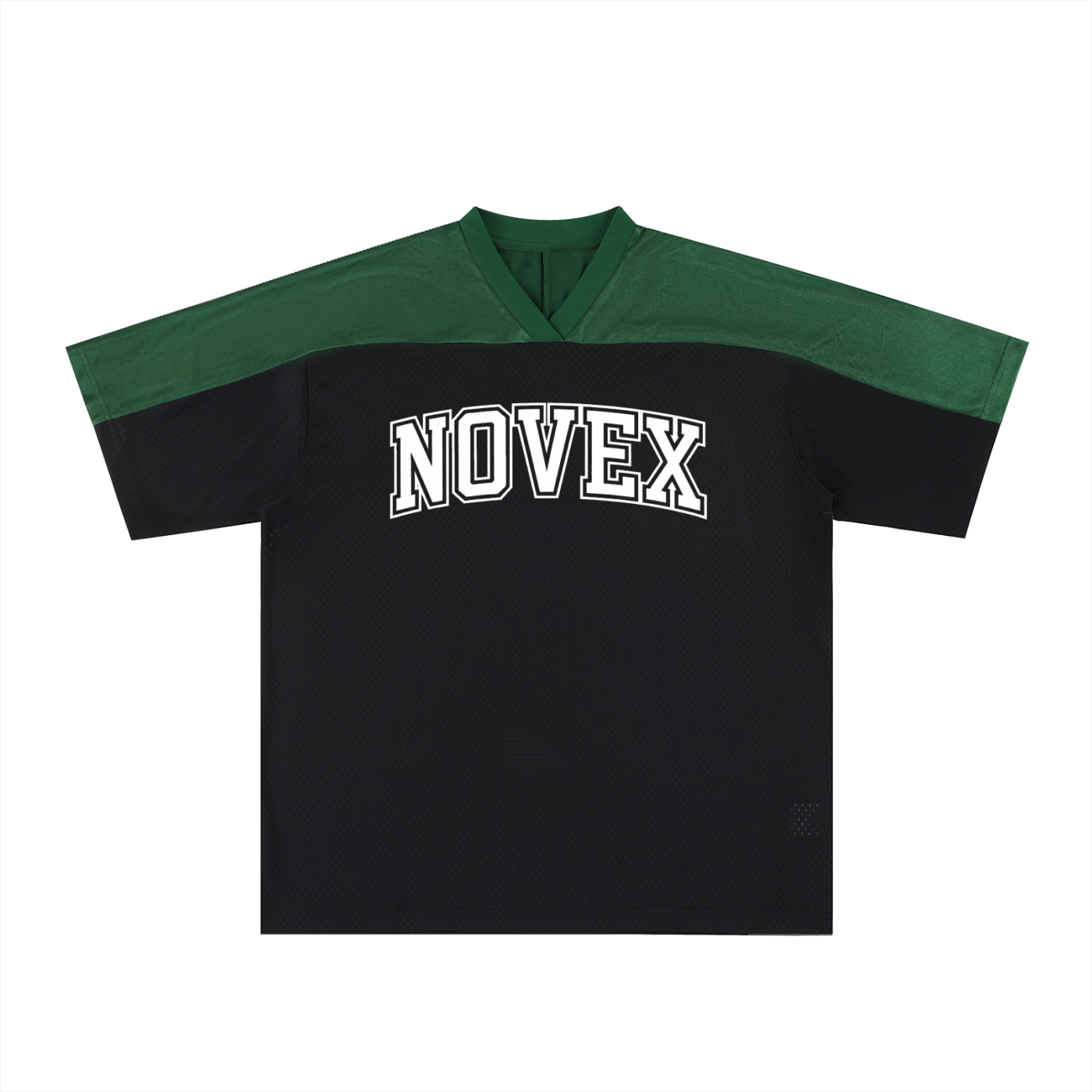 Oversized Mesh V-Neck Soccer Jersey