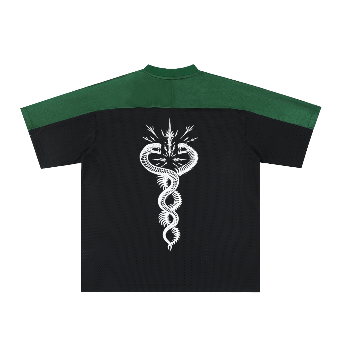 Oversized Mesh V-Neck Soccer Jersey