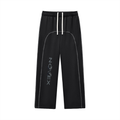 Contrast-Stitched Fleece Sweatpants