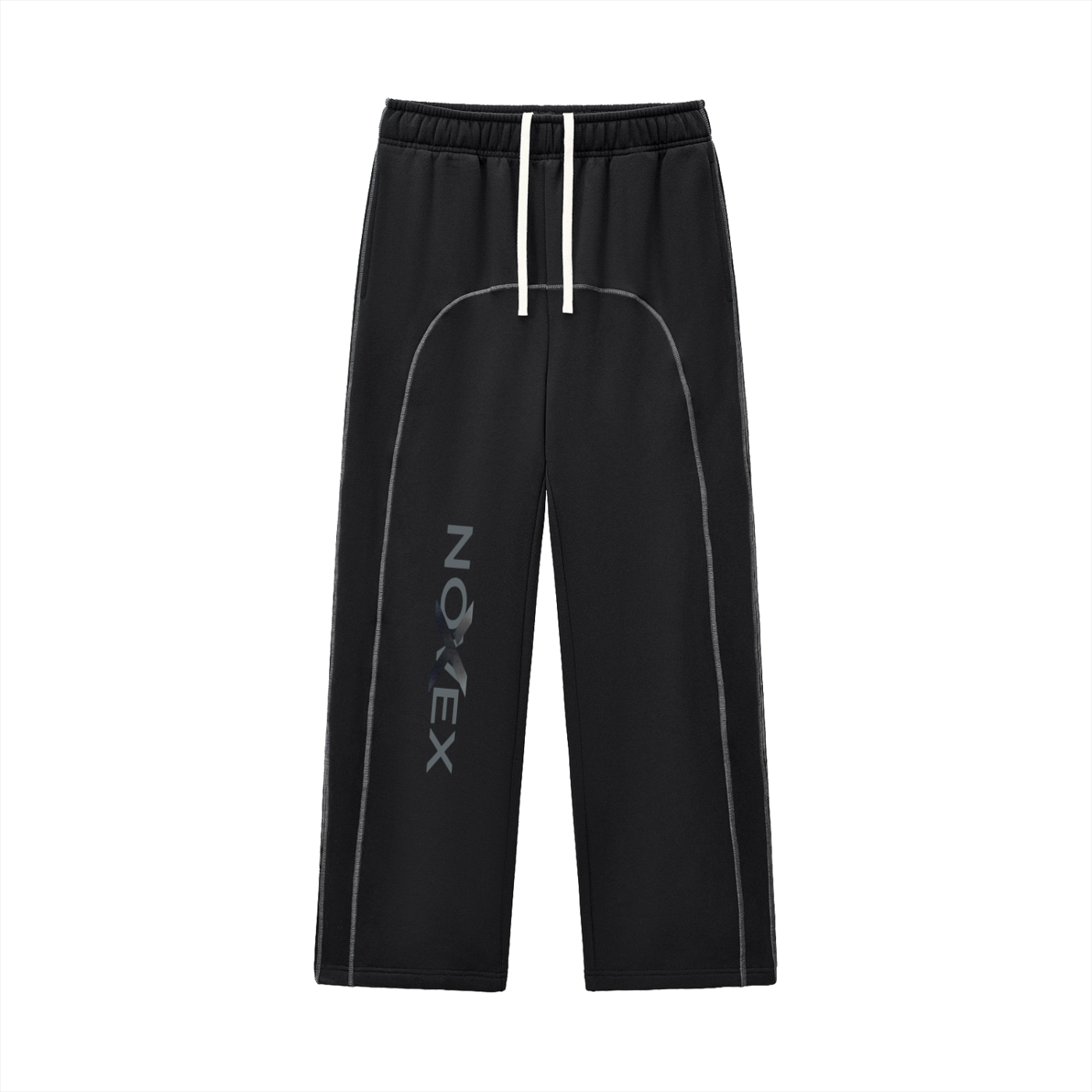 Contrast-Stitched Fleece Sweatpants