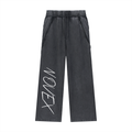 Snow Washed Tape Raw Edge Sweatpants