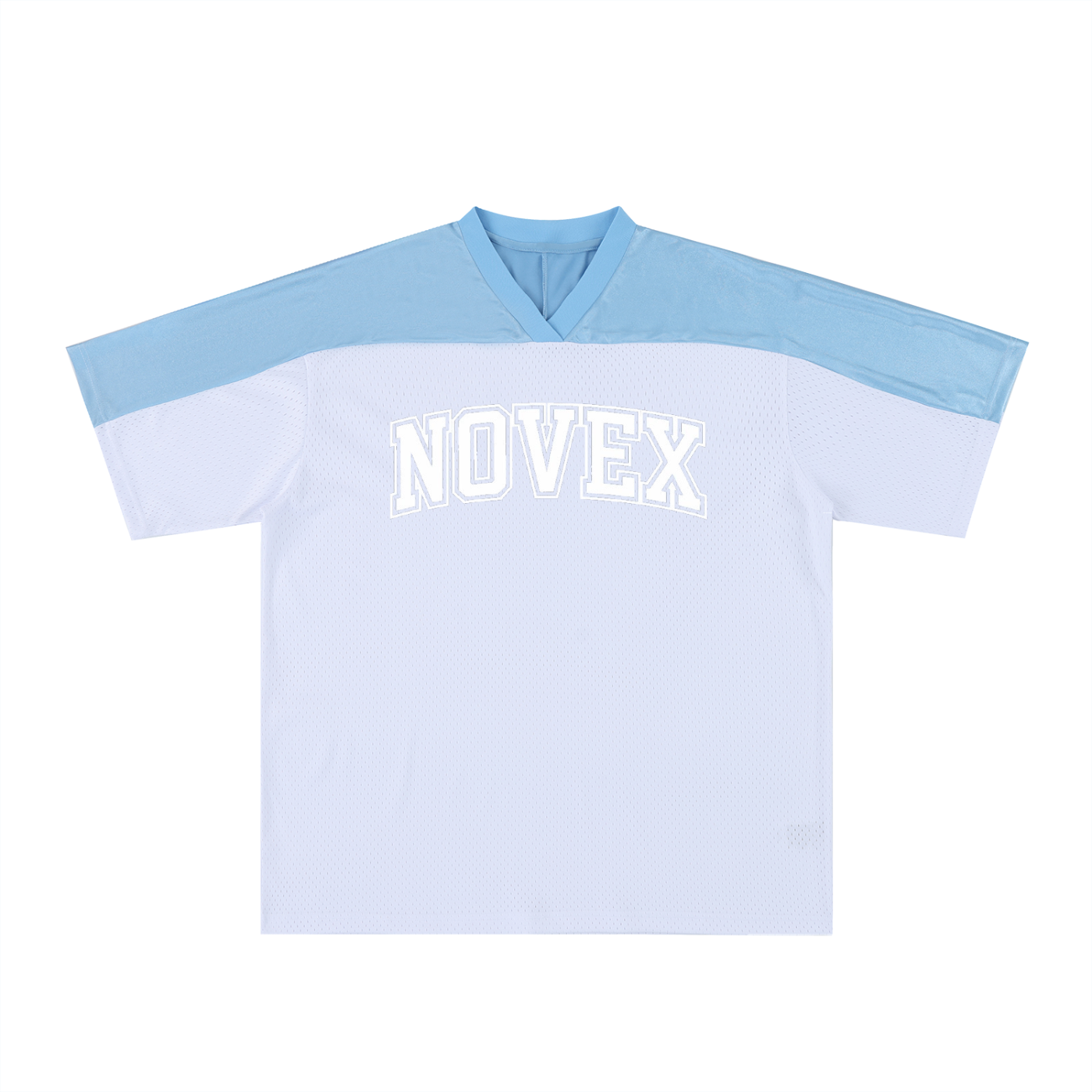 Oversized Mesh V-Neck Soccer Jersey